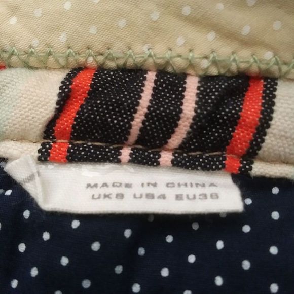 Anthro Hei Hei Striped Shorts, Women's 4 US - Picture 6 of 7